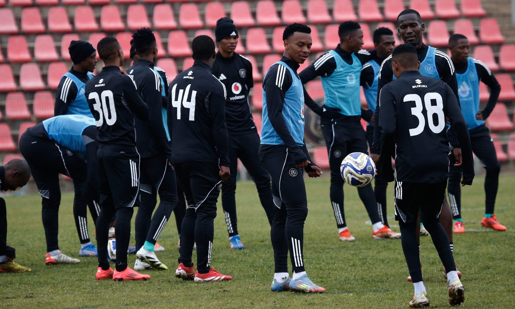 Orlando Pirates training at Rand Stadium