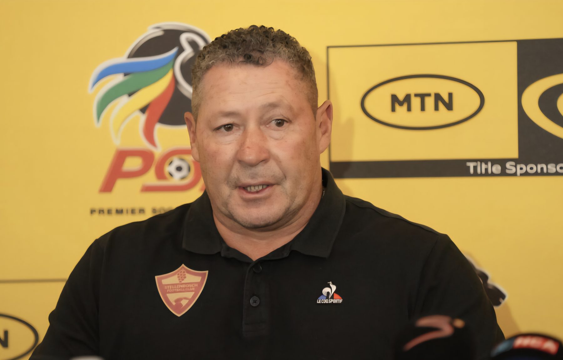 Steve Barker during an MTN8 media briefing in Cape Town