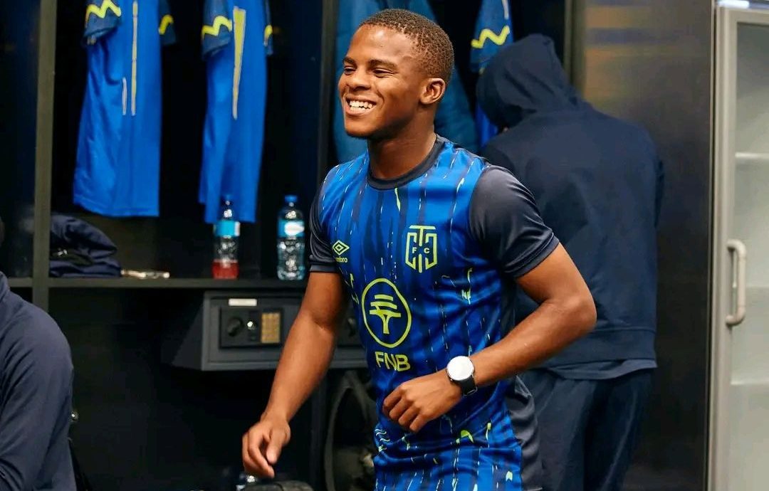 Cape Town City FC midfielder Luphumlo ‘Kaka’ Sifumba,