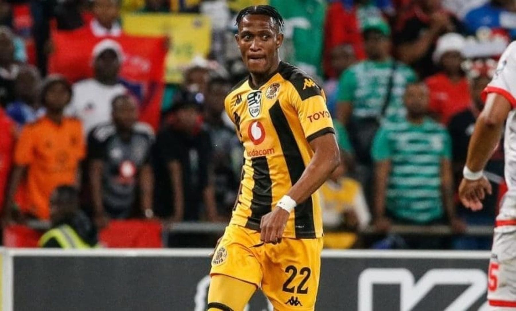 George Matlou in action for Kaizer Chiefs during a Nedbank Cup encounter against Chippa United