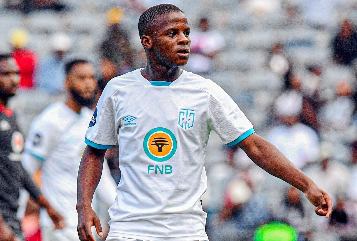 Luphumlo ‘Kaka’ Sifumba in action for Cape Town City FC