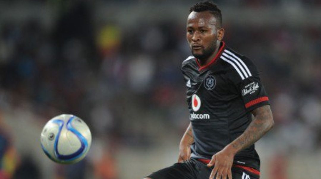 Mpho Makola with Orlando Pirates