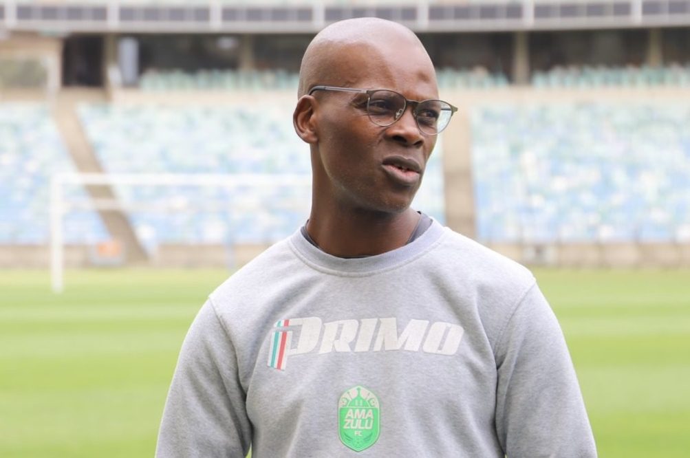 Arthur Zwane at Moses Mabhida pitch