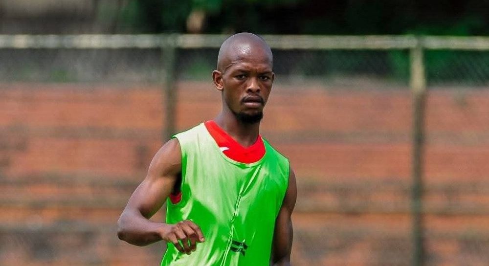 Phumlani Ntshangase during training session