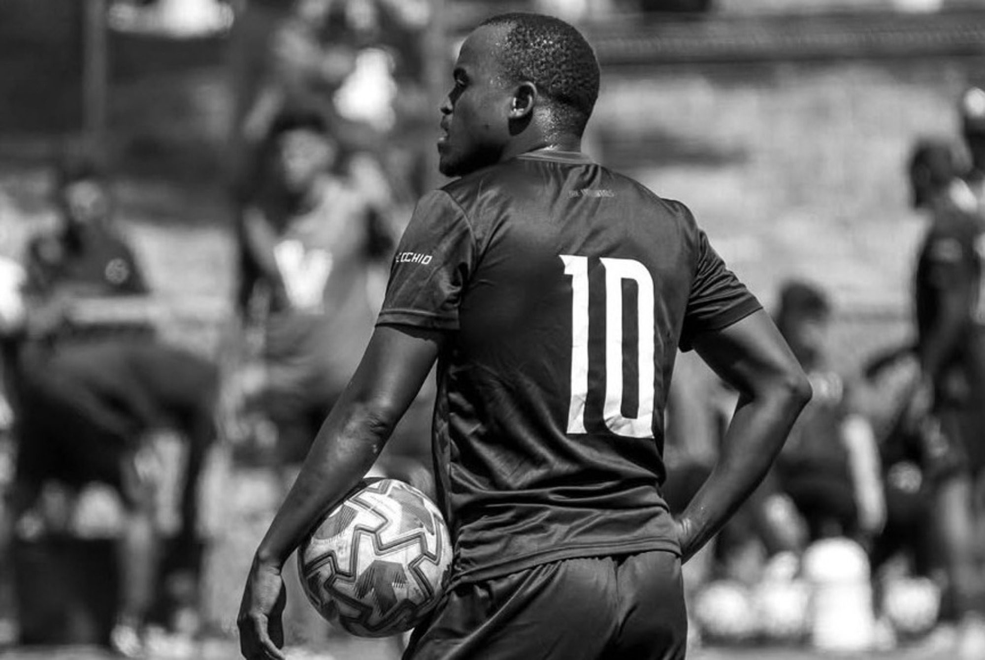 Ayanda Patosi in Hope FC colours on his debut against Hout Bay United