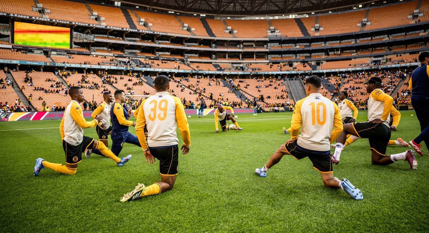Kaizer Chiefs players before a game