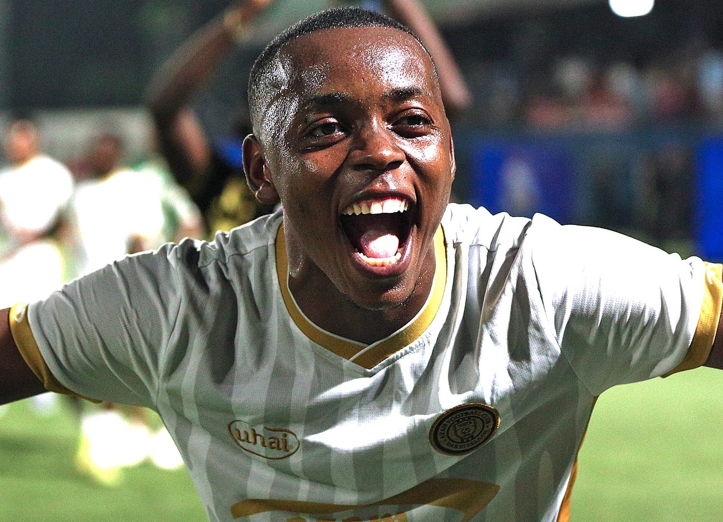 Kaizer Chiefs target Feisal Salum celebrate