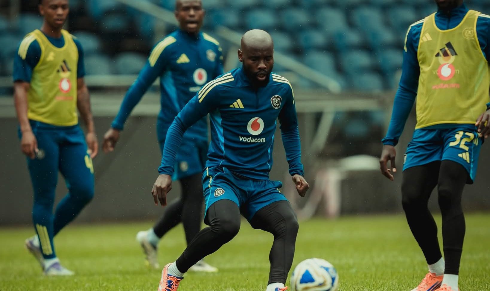 Makhehlene Makhaula training at Orlando Pirates