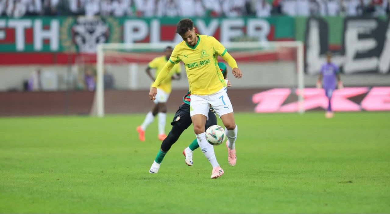 Mamelodi Sundowns in action against MC Alger