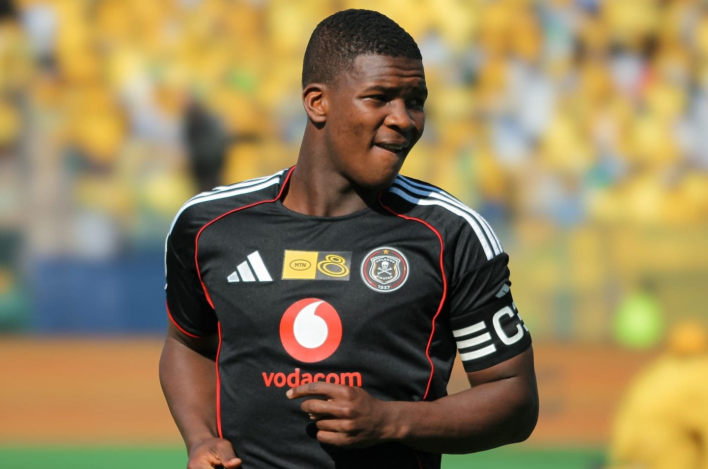 Mbekezeli Mbokazi as Orlando Pirates captain