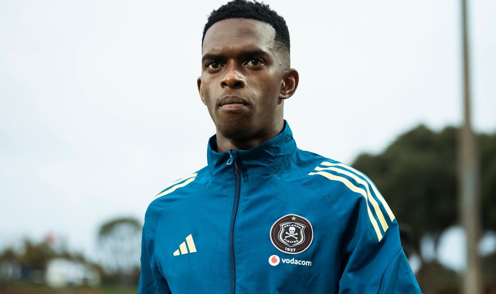 Nkosikhona Ndaba with Orlando Pirates
