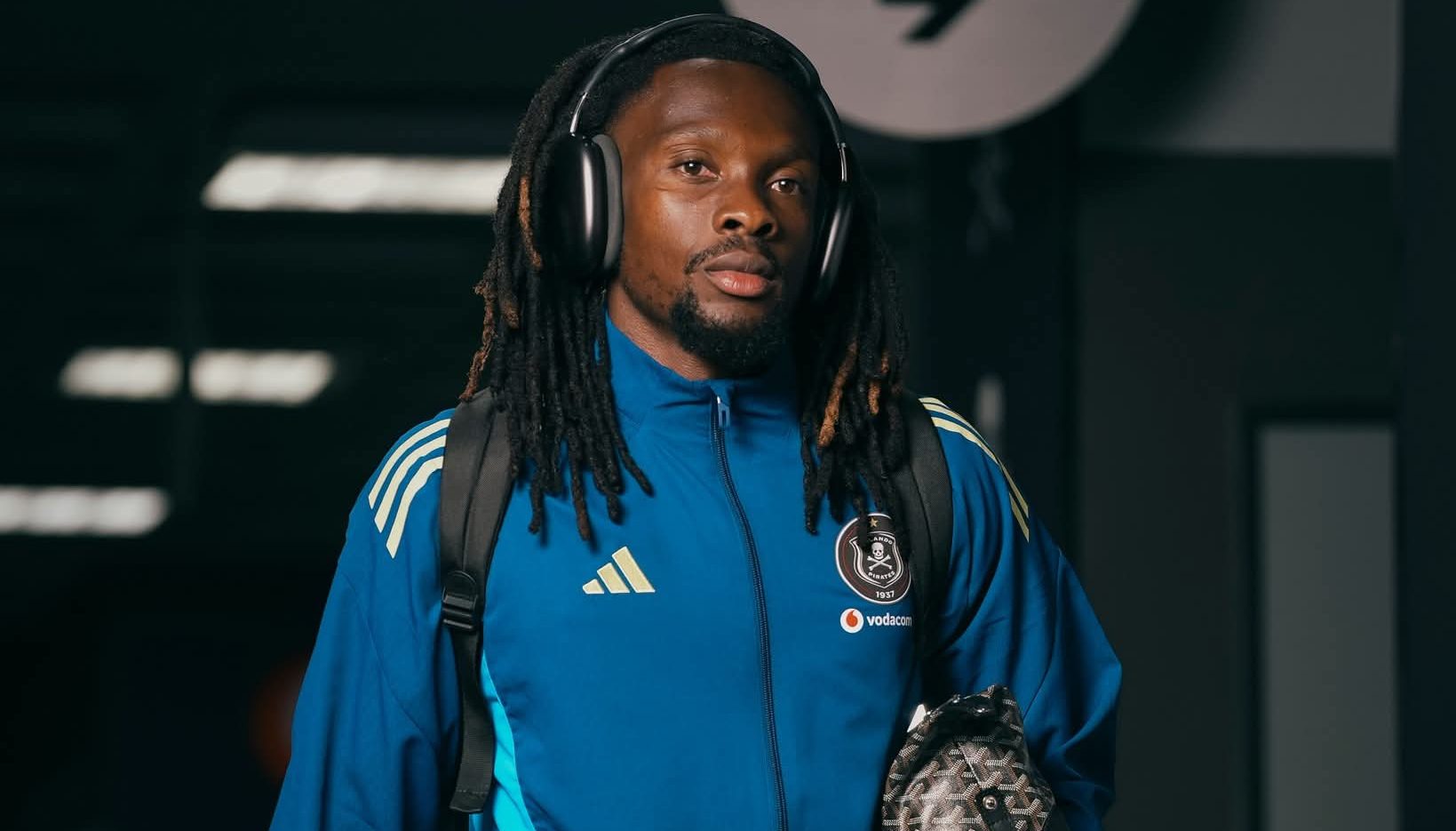 Olisa Ndah in Orlando Pirates colours