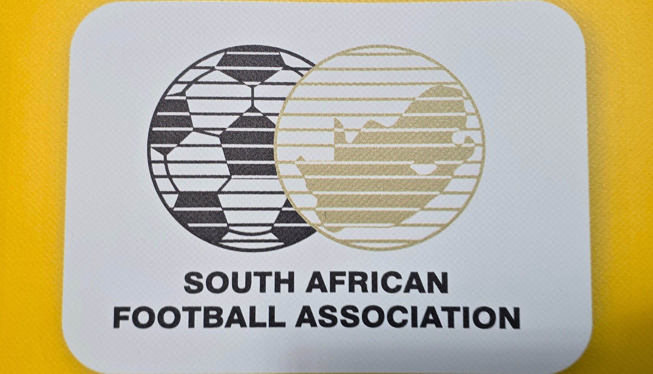  The SAFA logo at the ABC Motsepe League in Pretoria 