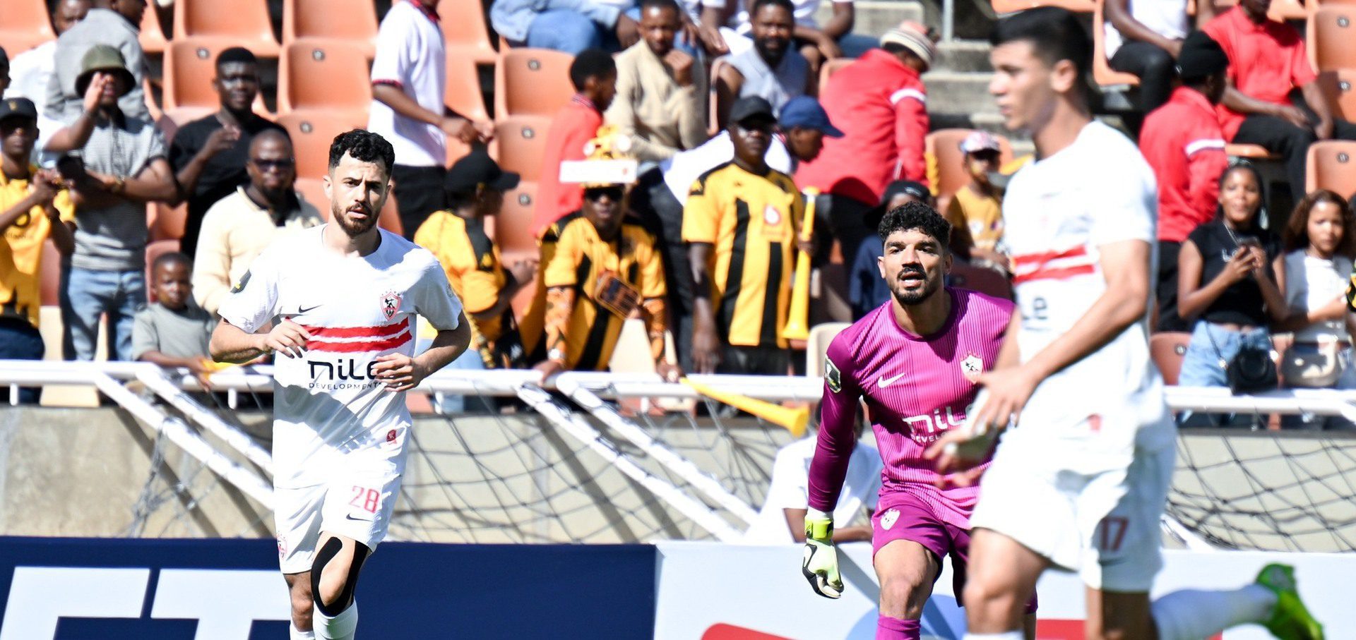 Zamalek players vs Kaizer Chiefs