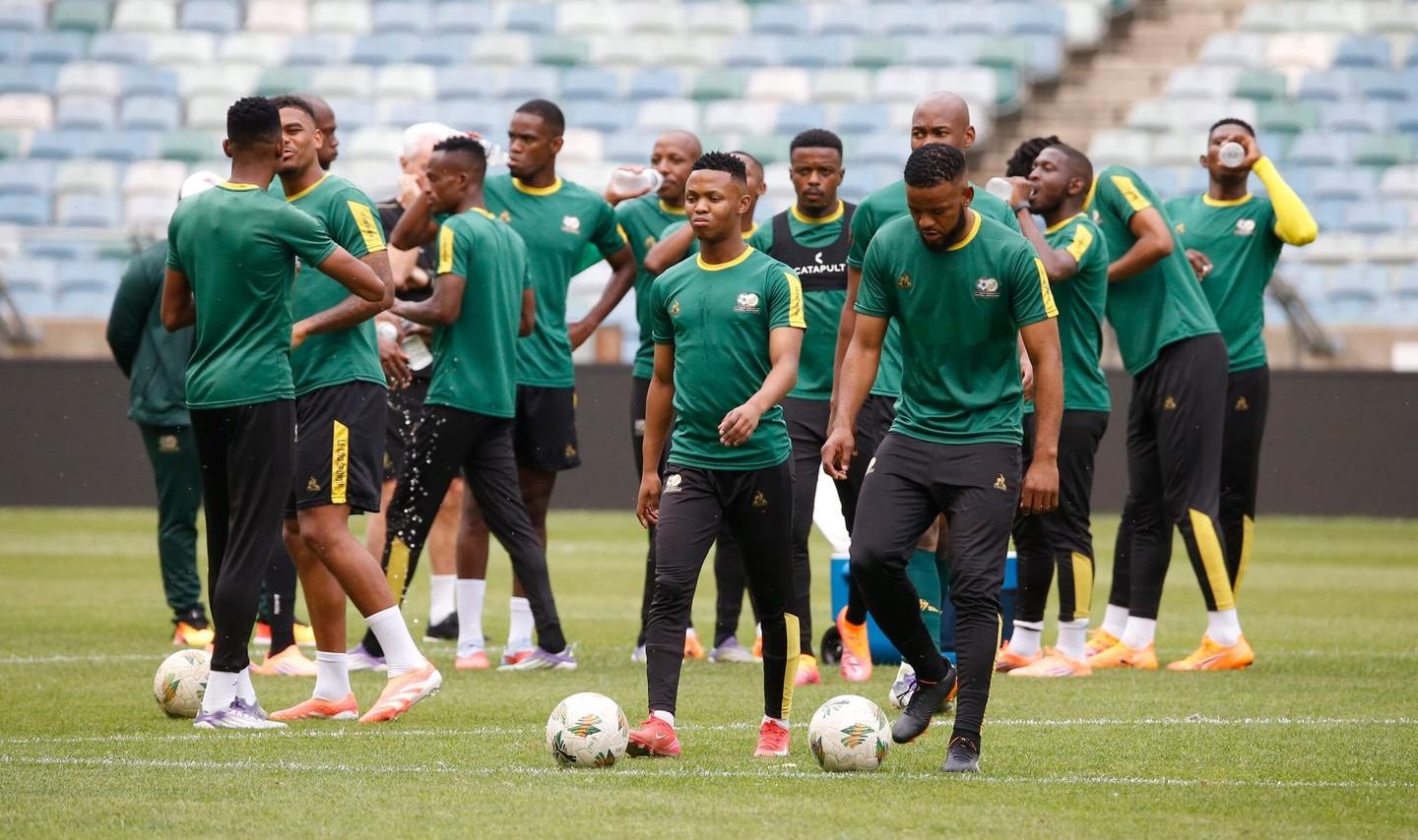 Bafana Bafana players preparing for AFCON