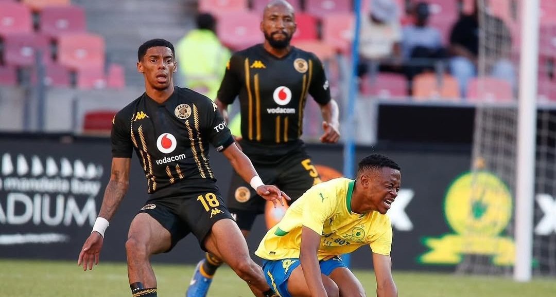 Dillan Solomons in action for Kaizer Chiefs