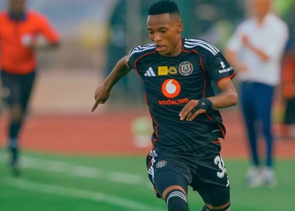 Relebohile Mofokeng stars for Orlando Pirates in the MTN8. Image: Premier Soccer League