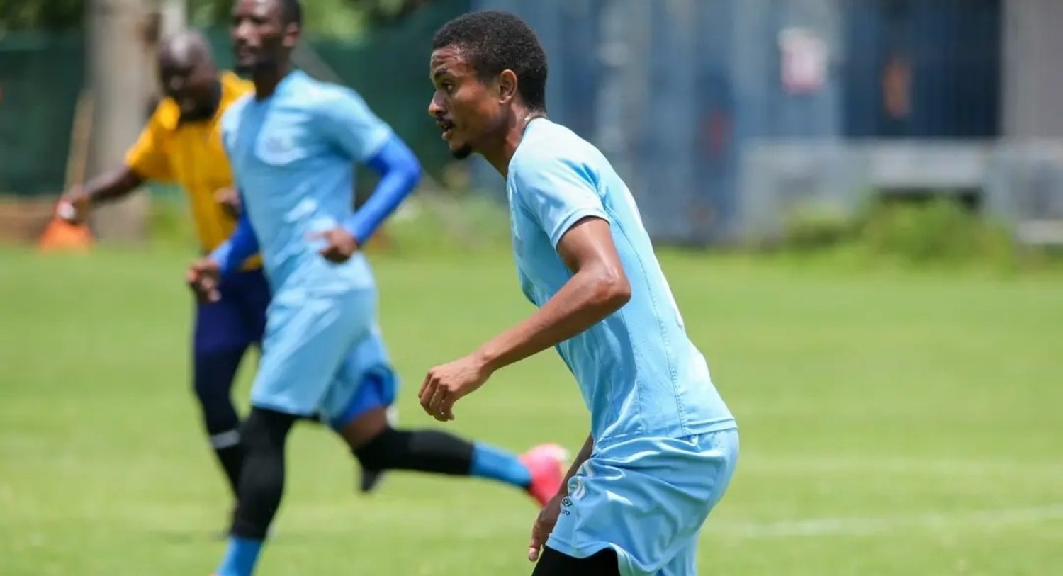Augustine Mahlonoko with Upington City FC
