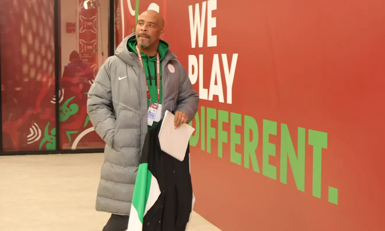 Éric Chelle of Nigeria at AFCON