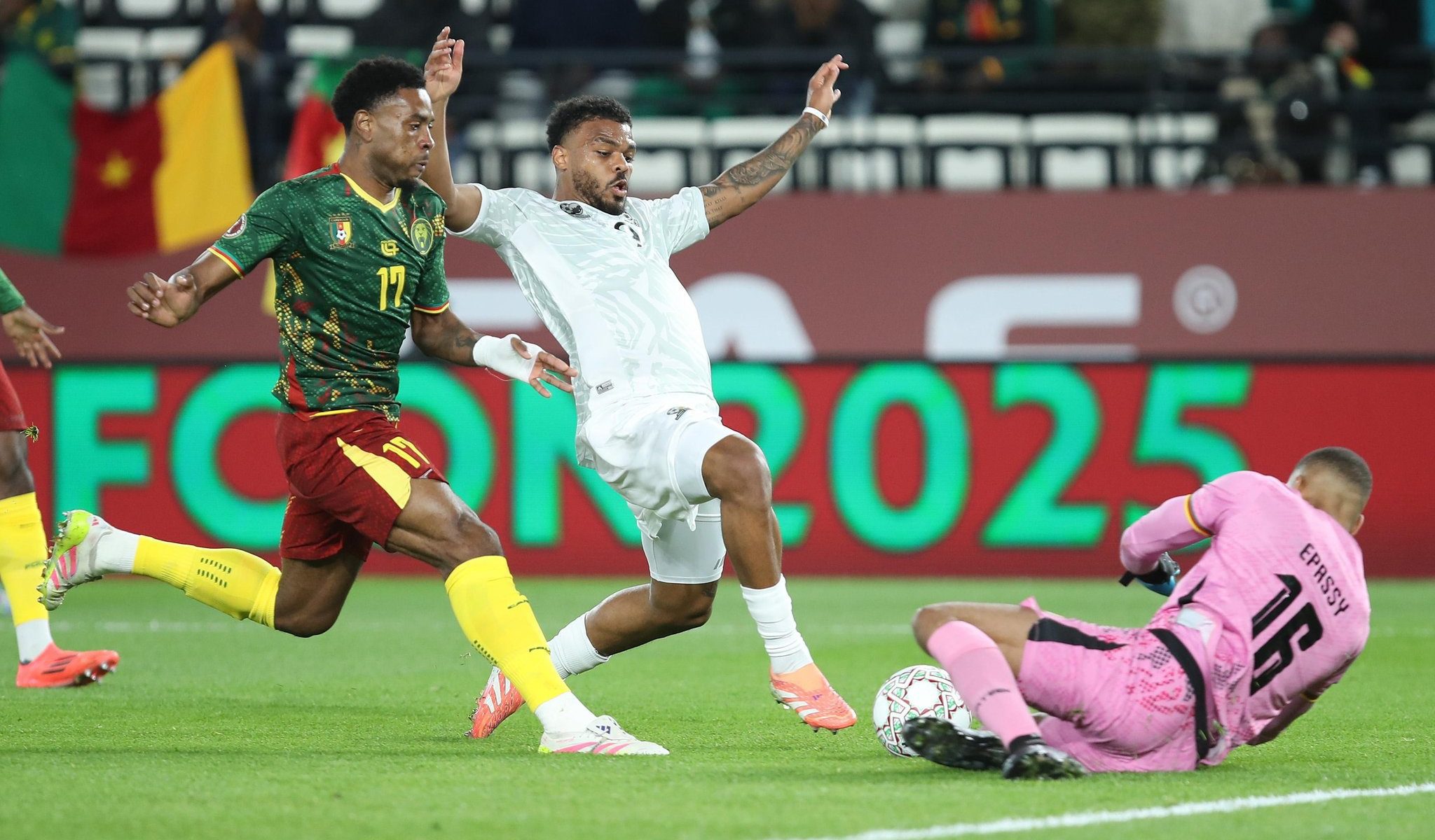 Lyle Foster with Bafana Bafana