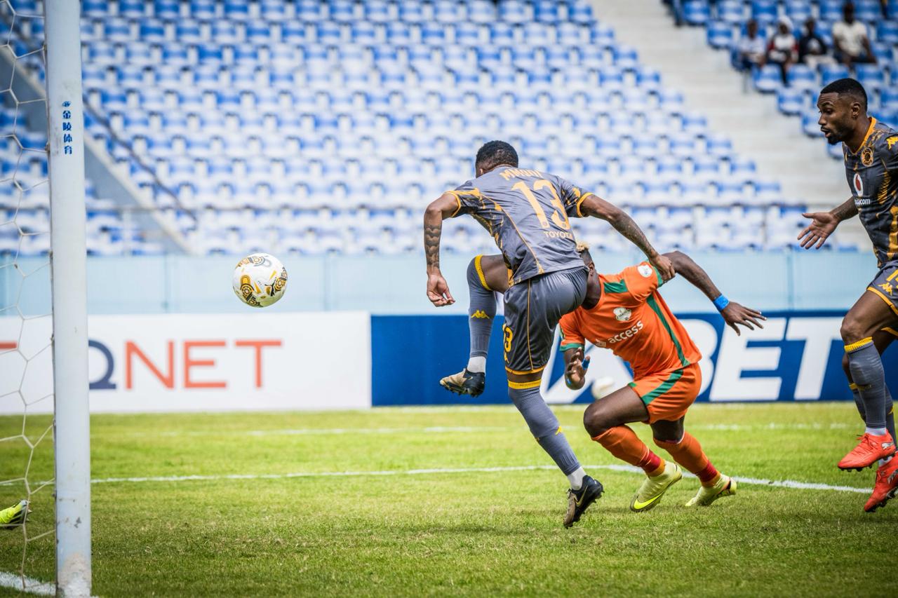 Pule Mmodi scoring the winning goal for Kaizer Chiefs against Zesco United