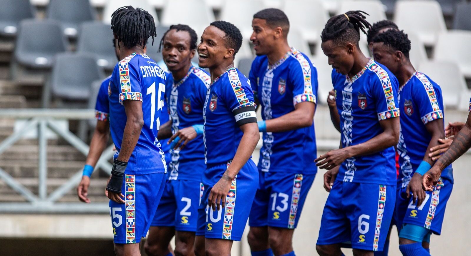 TS Galaxy players celebrating