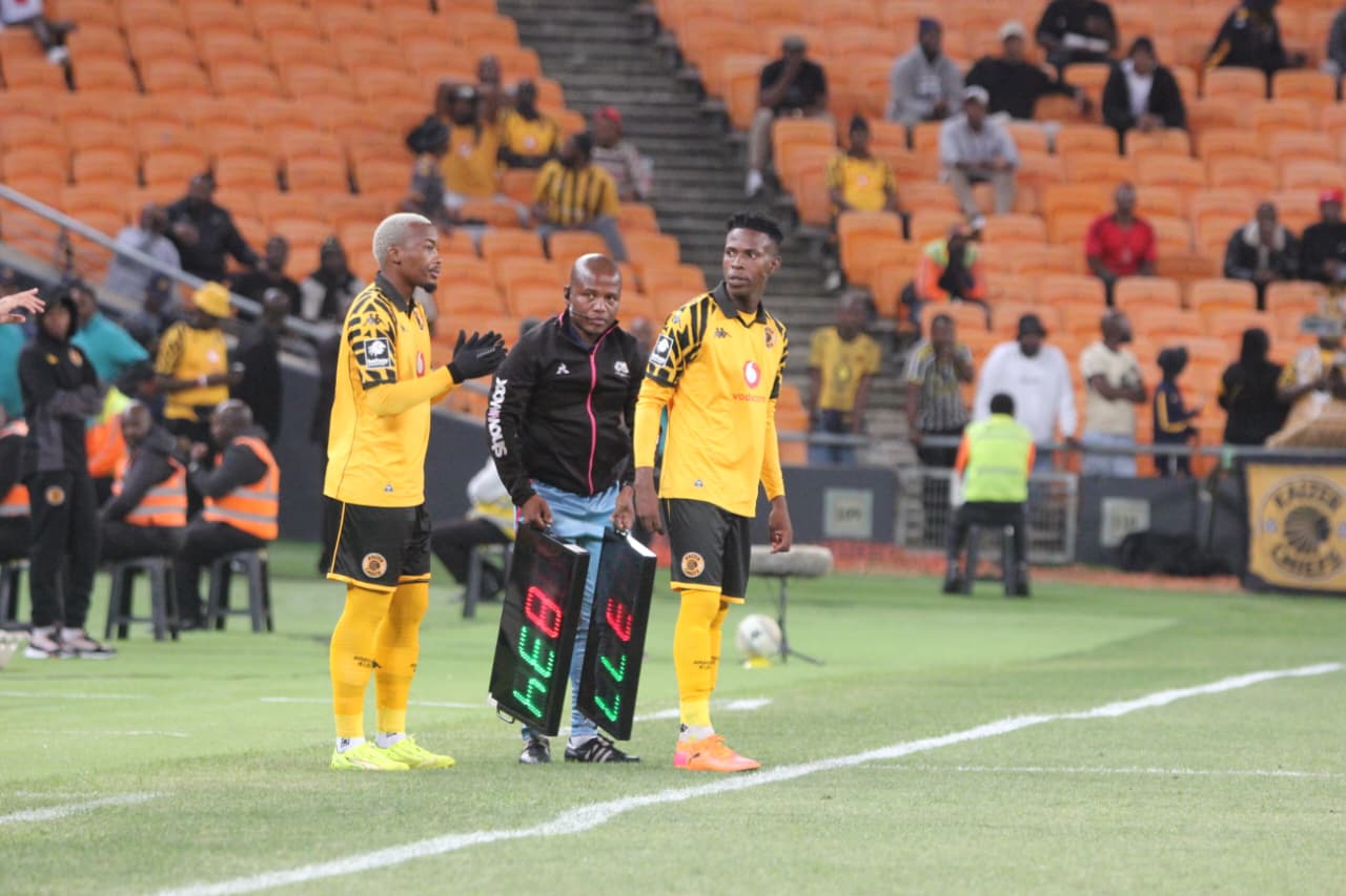 Thulani Mabaso making his Kaizer Chiefs debut
