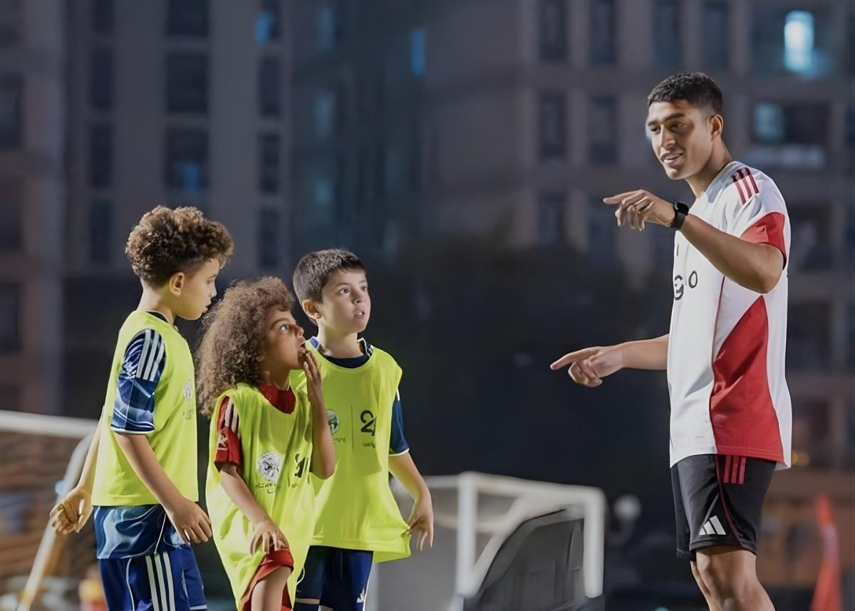 Travis Graham begins academy for Ajax Amsterdam in Dubai. Image: travisxgraham/ Instagram