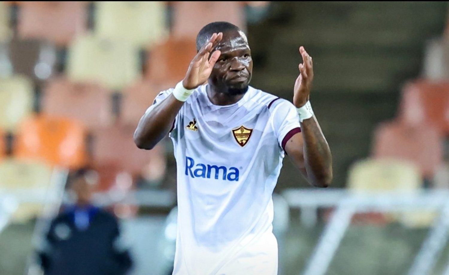 Tshegofatso Mabasa during his first match for Stellenbosch FC