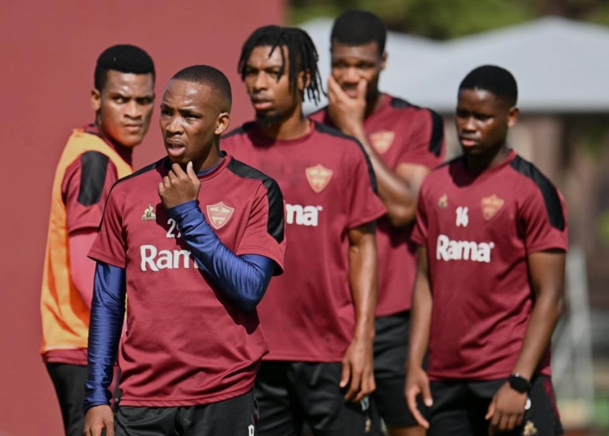 Stellenbosch FC train at The Lentelus Sports Ground. Image: Stellenbosch FC