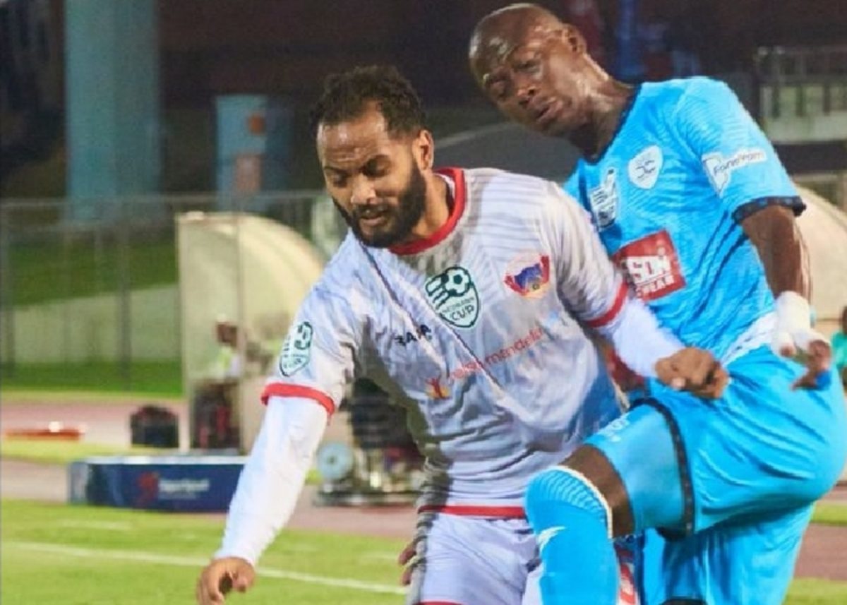 Durban City FC vs Chippa United in a Nedbanl Cup match at Chatsworth Stadium.