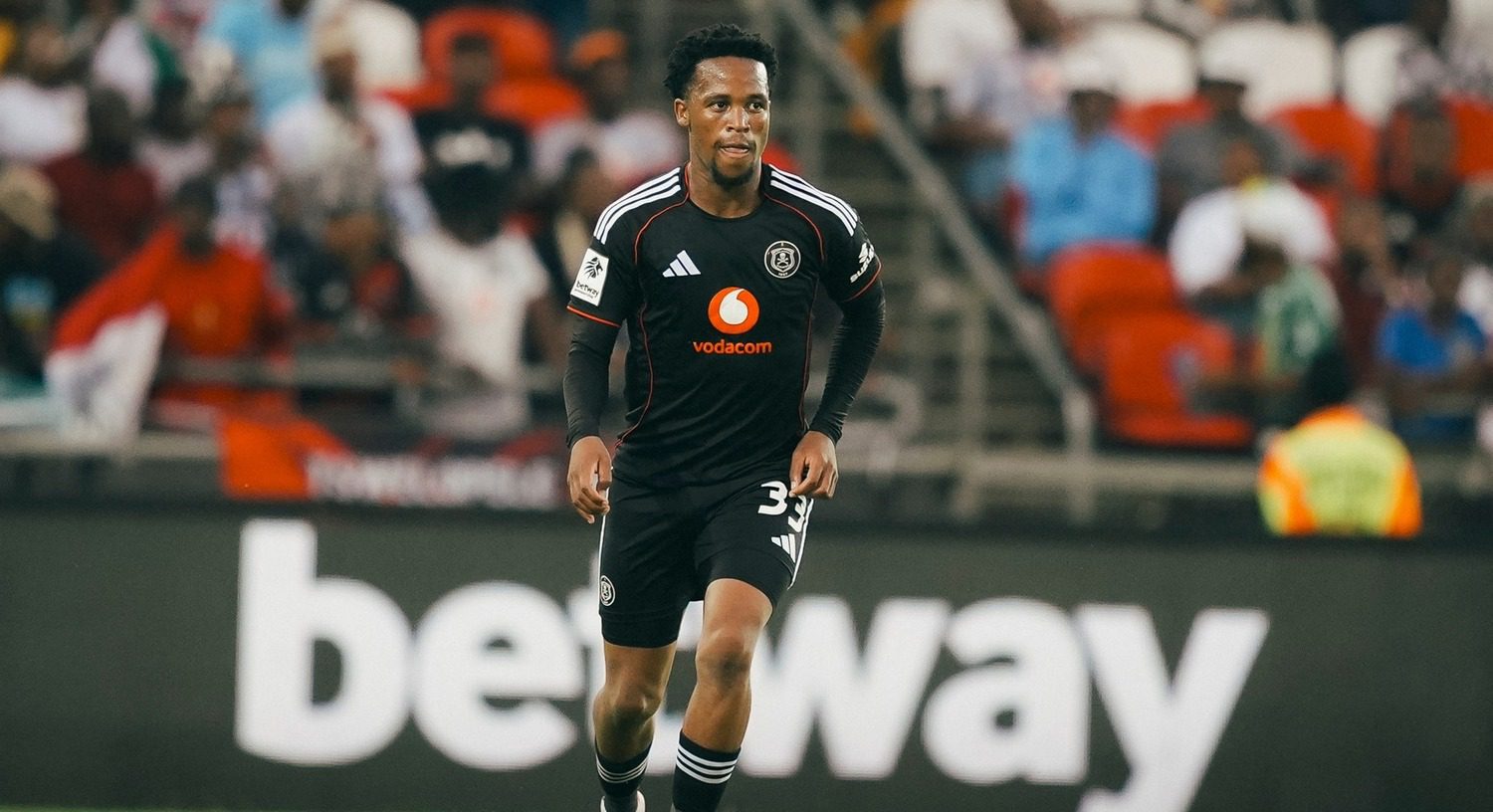 Orlando Pirates defender Lebone Seema in action