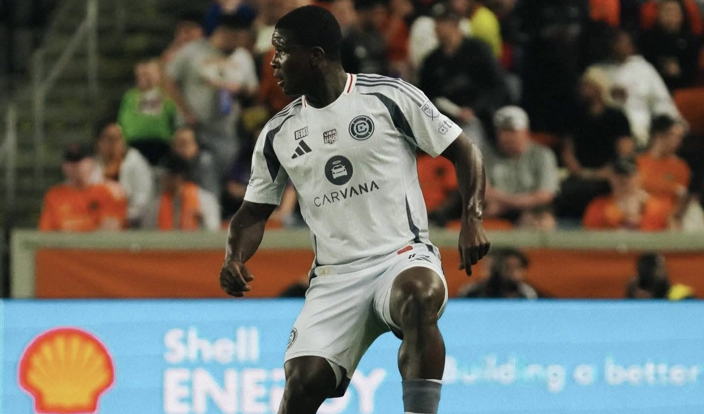 Mbekezeli Mbokazi in the colours of his new club Chicago Fire