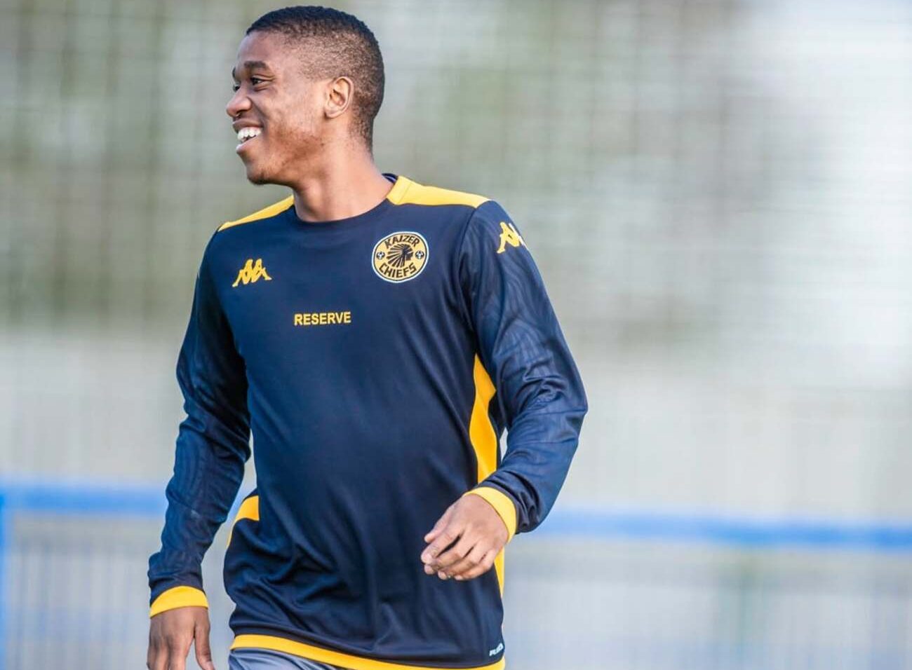 Naledi Hlongwane at training