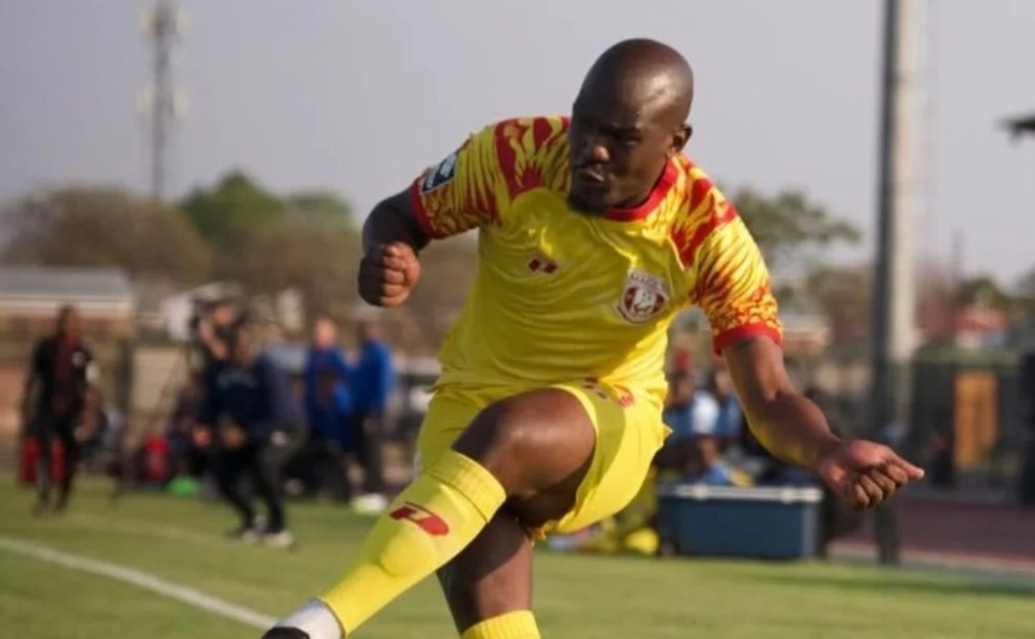 Nkanyiso Zungu in action during his stint at Magesi FC