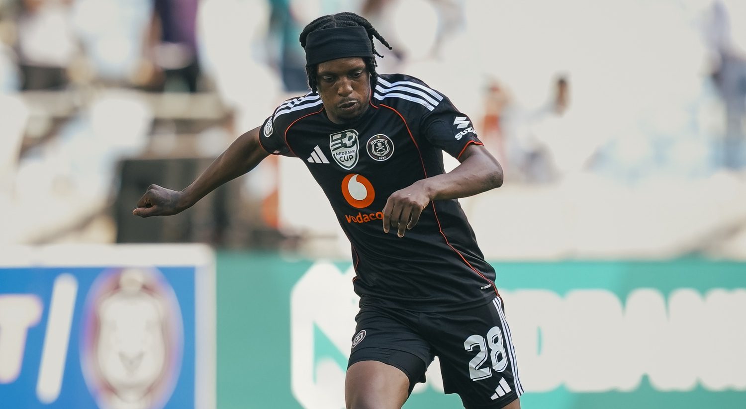 Patrick Maswanganyi with Orlando Pirates