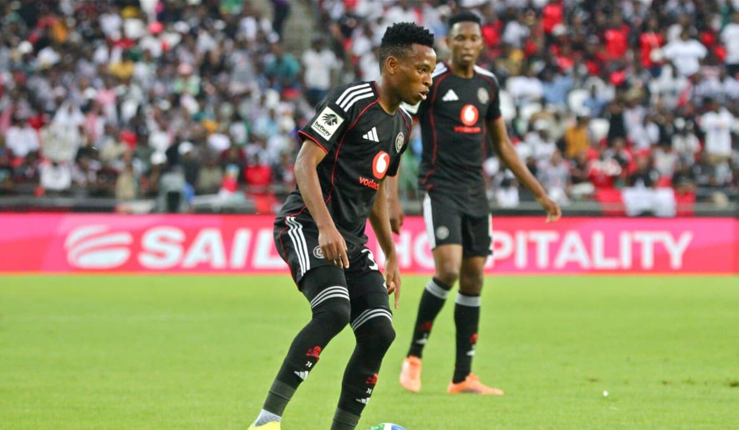 Relebohile Mofokeng in action for Orlando Pirates