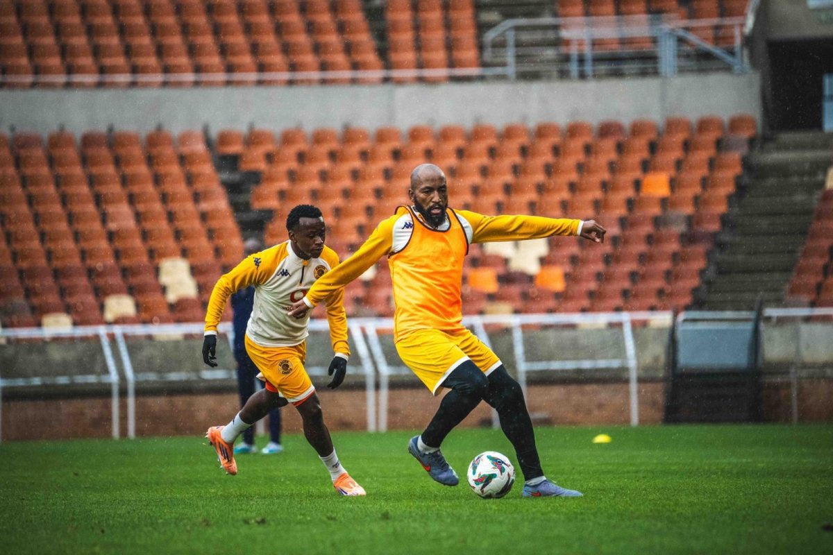Sibongiseni Mthethwa during Kaizer Chiefs' training session