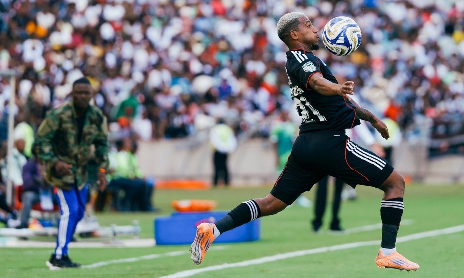 Tshakhuma Tsha Madzivhandila coach and Orlando Pirates right-back Deano van Rooyen