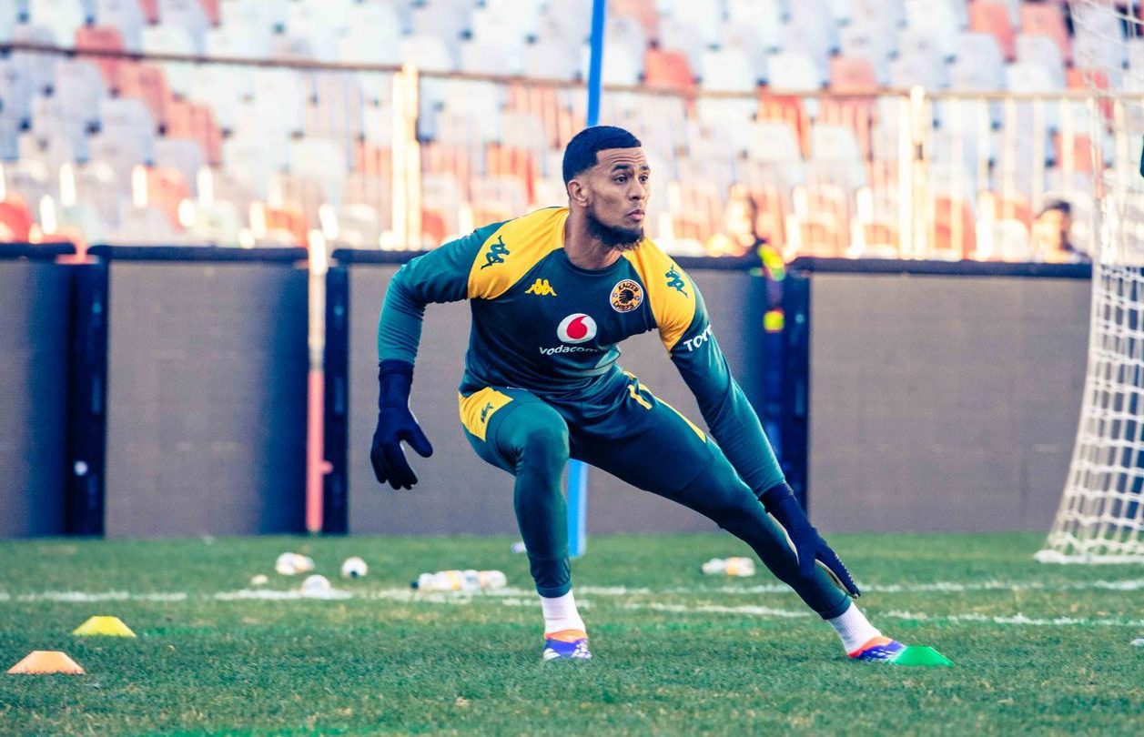 Brandon Petersen of Kaizer Chiefs at training