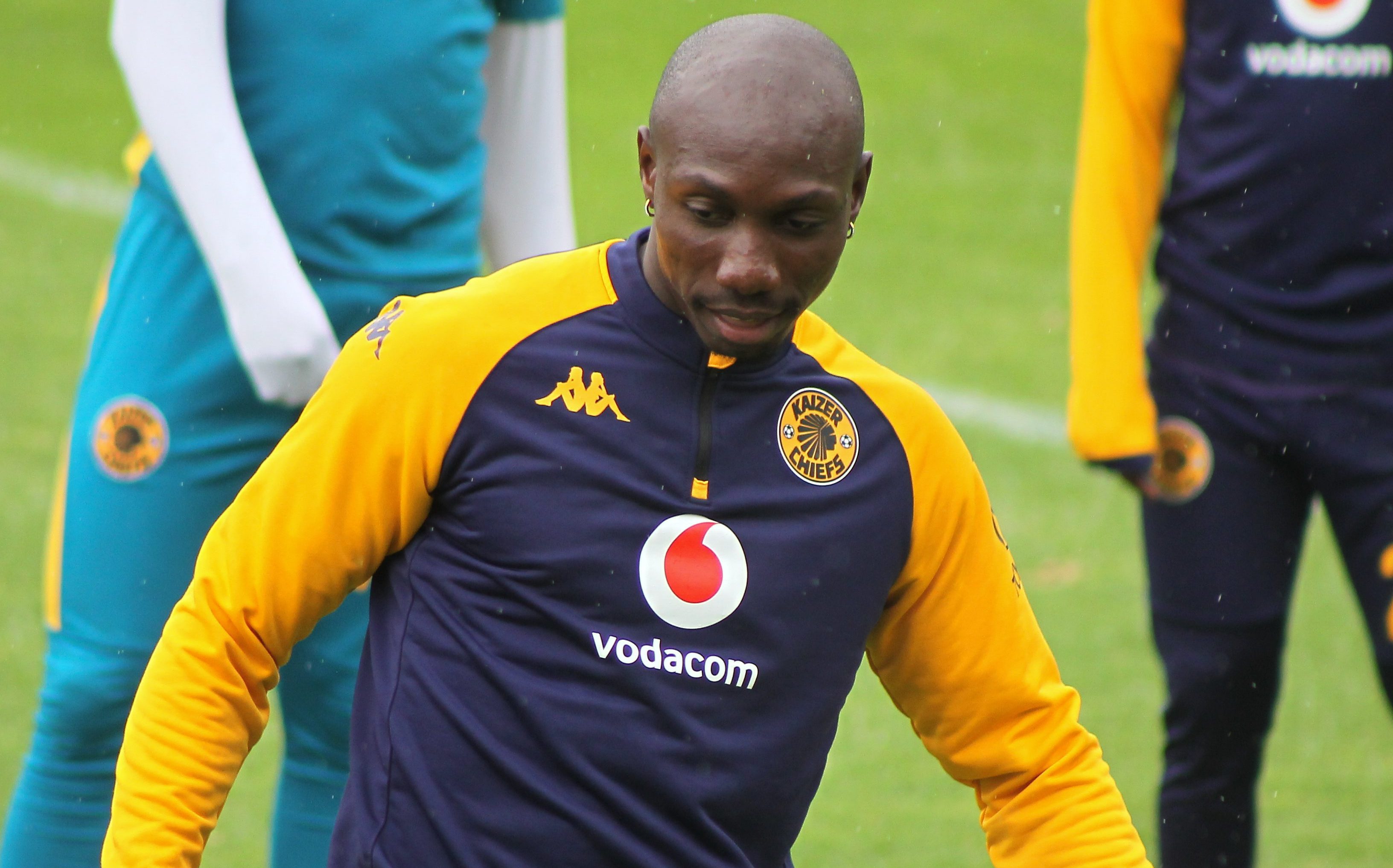 Etiosa Ighodaro of Kaizer Chiefs at training