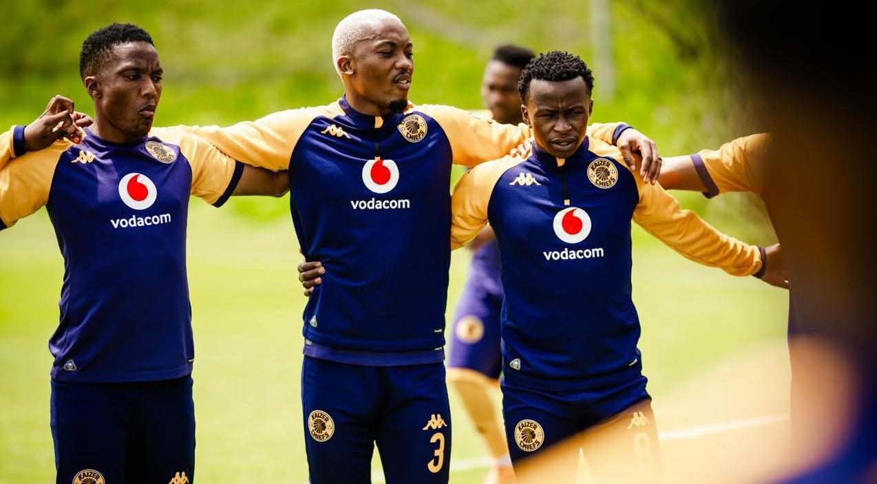 Khanyisa Mayo with Kaizer Chiefs