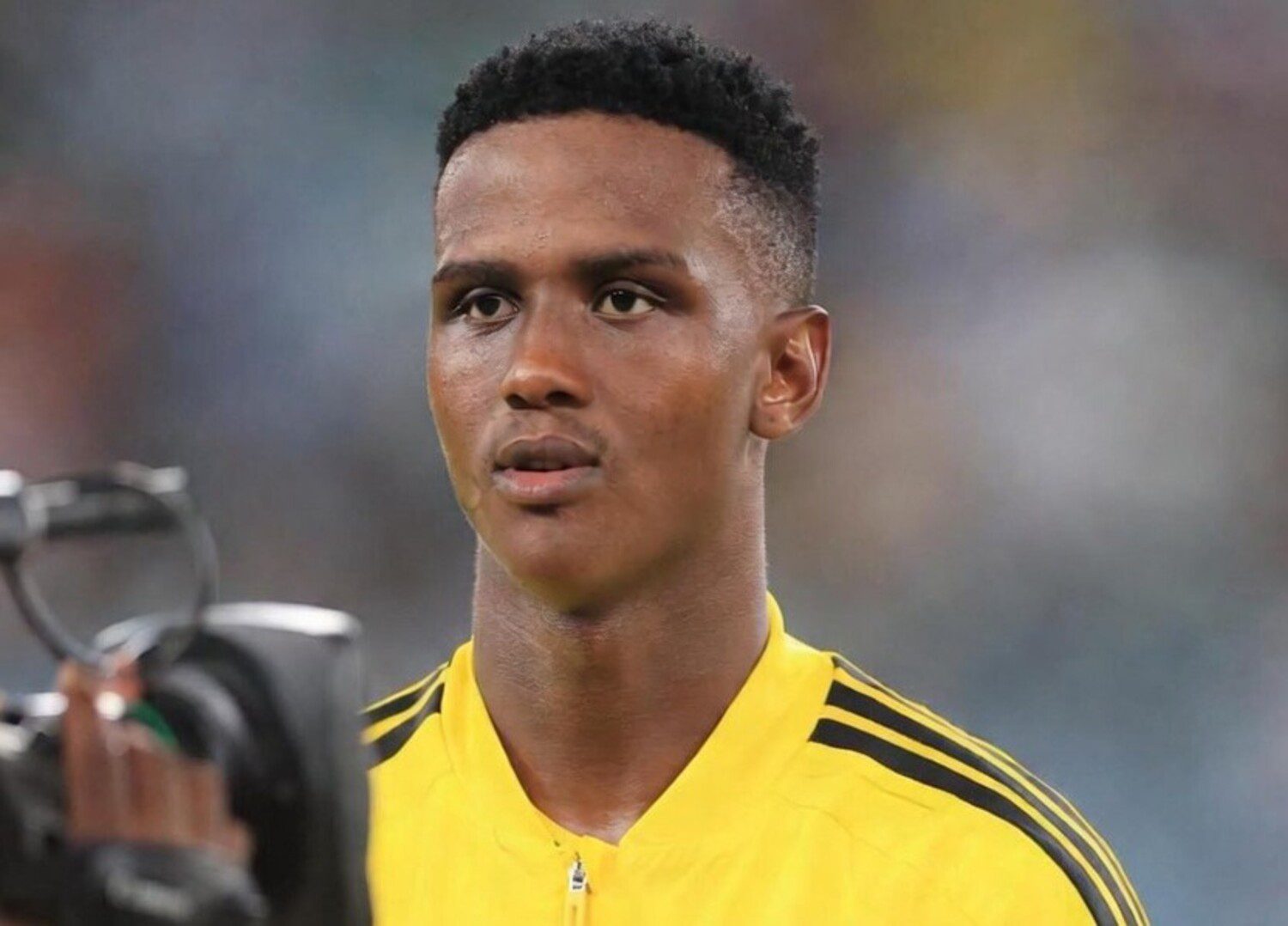 Khulumani Ndamane in Bafana Bafana colours