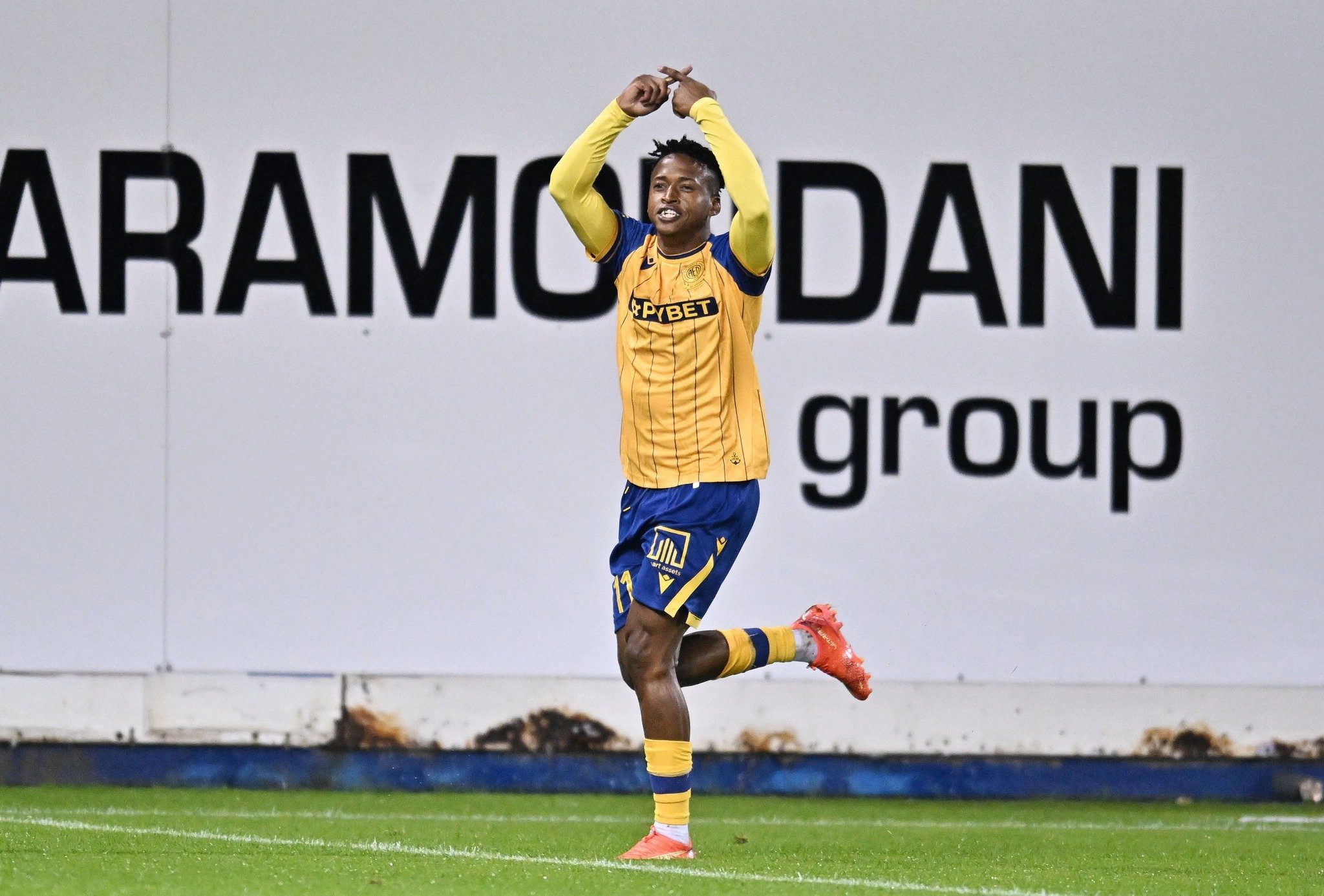 Luther Singh in action for AEL Limassol