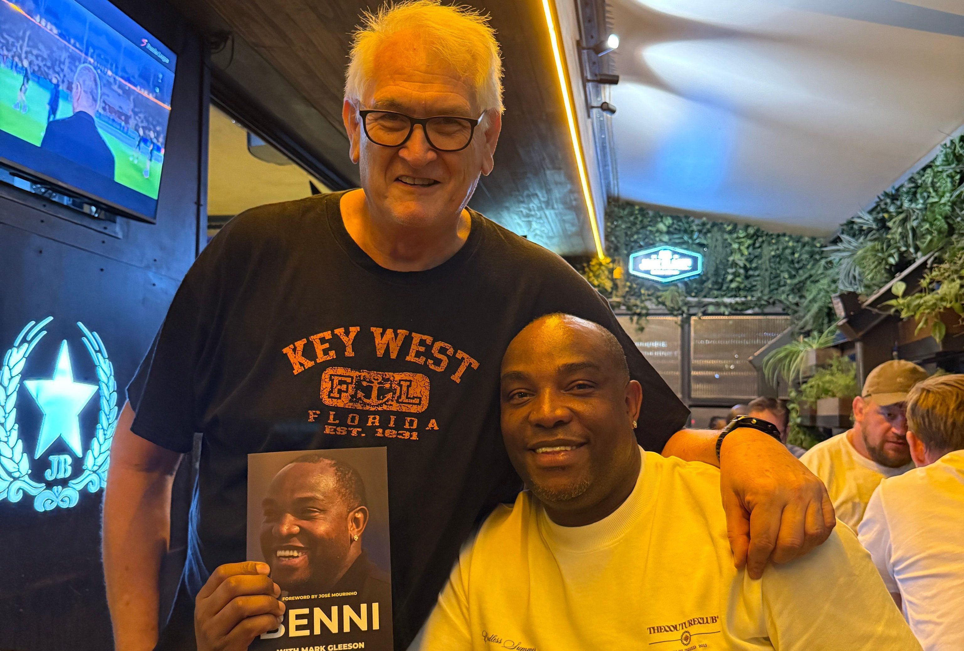 Mark Gleeson and Benni McCarthy