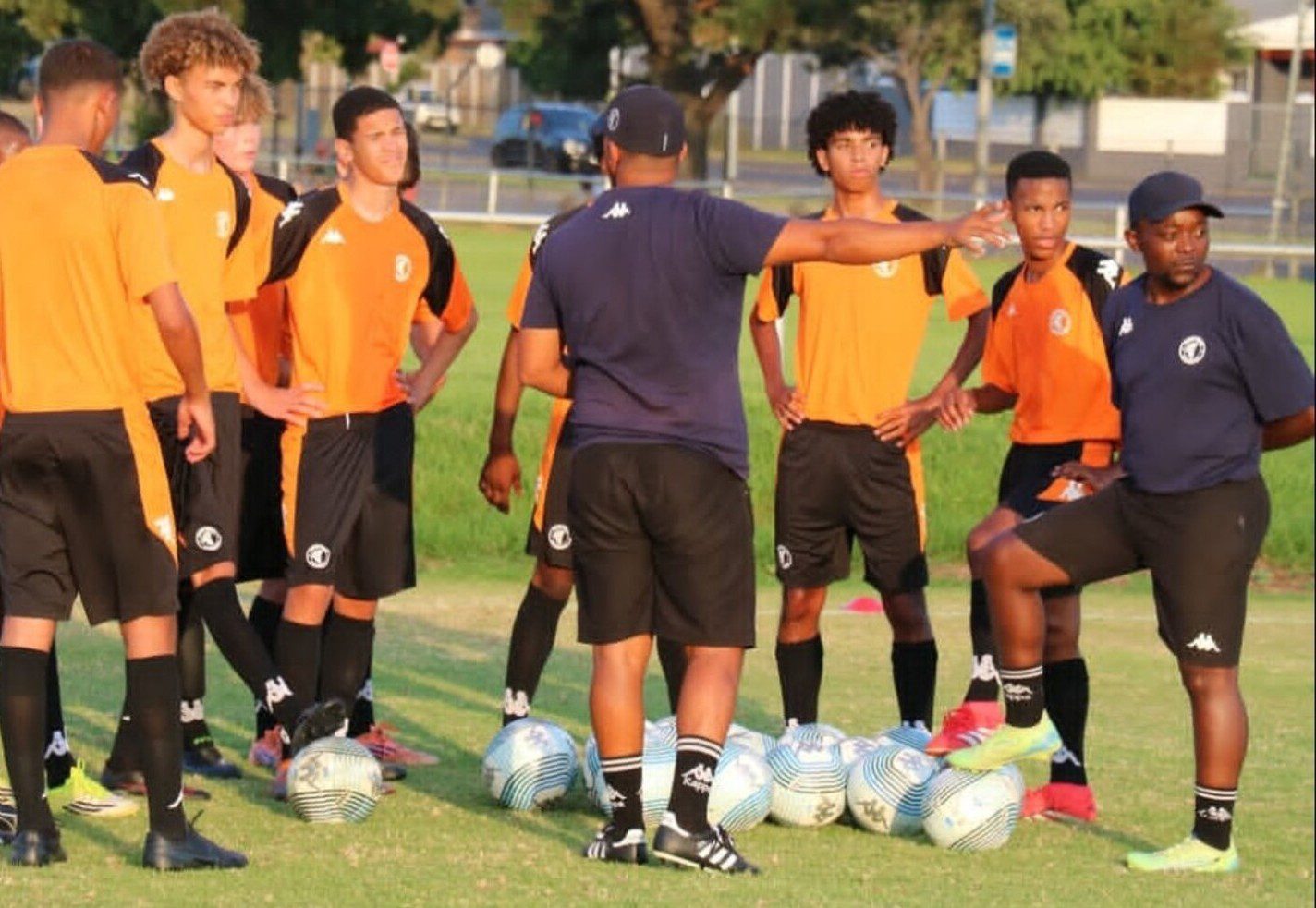 Mkhanyiseli Siwahla during Cape Town Spurs Under-18 training session