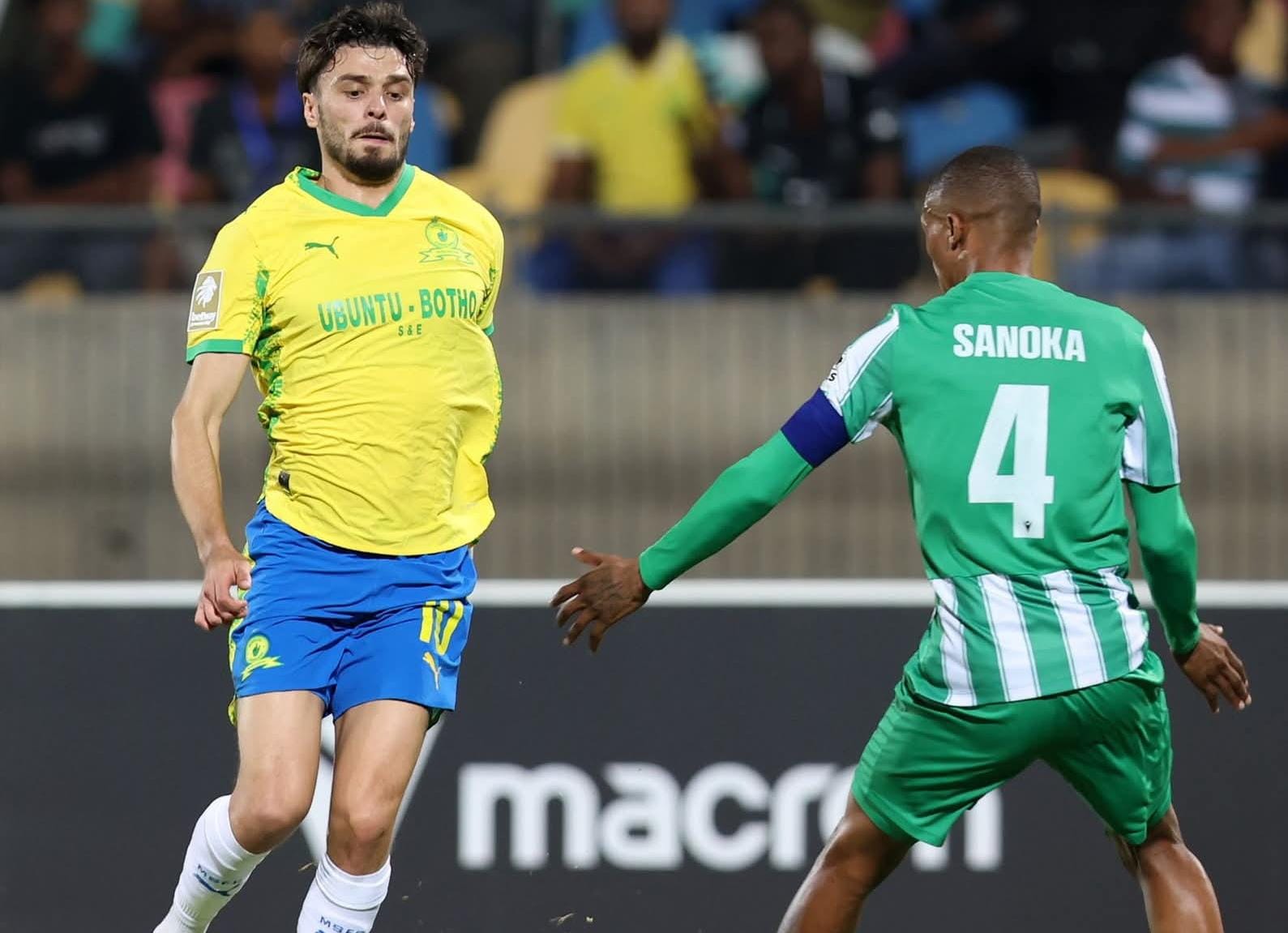 Nuno Santos during a match against Siwelele