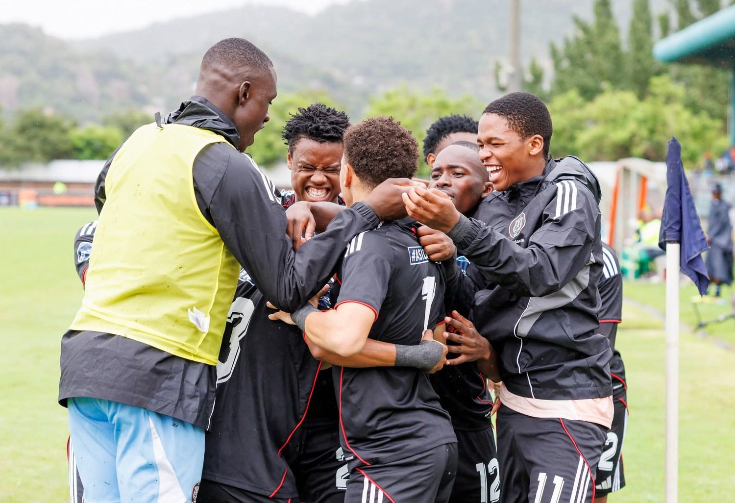 Orlando Pirates' DDC side troops in celebratory mood