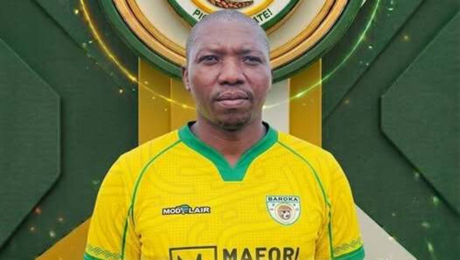 Reason Chiloane being unveiled by Baroka FC