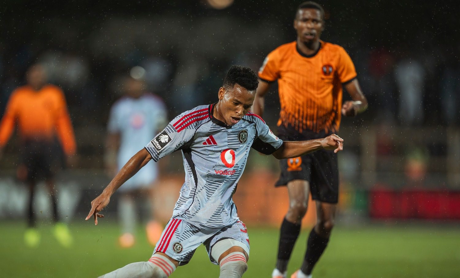 Relebohile Mofokeng in action for Orlando Pirates